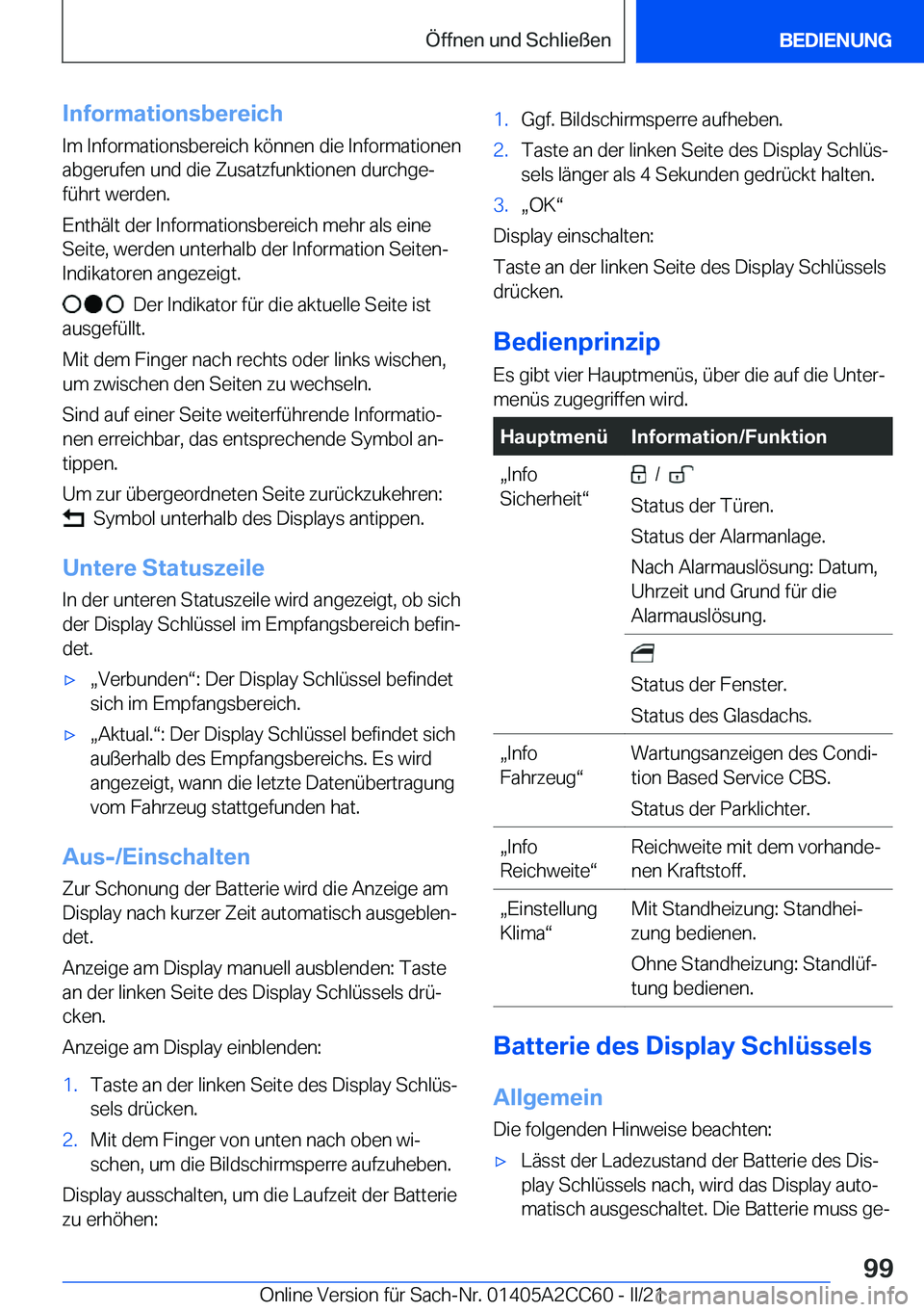 BMW 8 SERIES GRAN COUPE 2022  Betriebsanleitungen (in German) �I�n�f�o�r�m�a�t�i�o�n�s�b�e�r�e�i�c�h�I�m��I�n�f�o�r�m�a�t�i�o�n�s�b�e�r�e�i�c�h��k�
