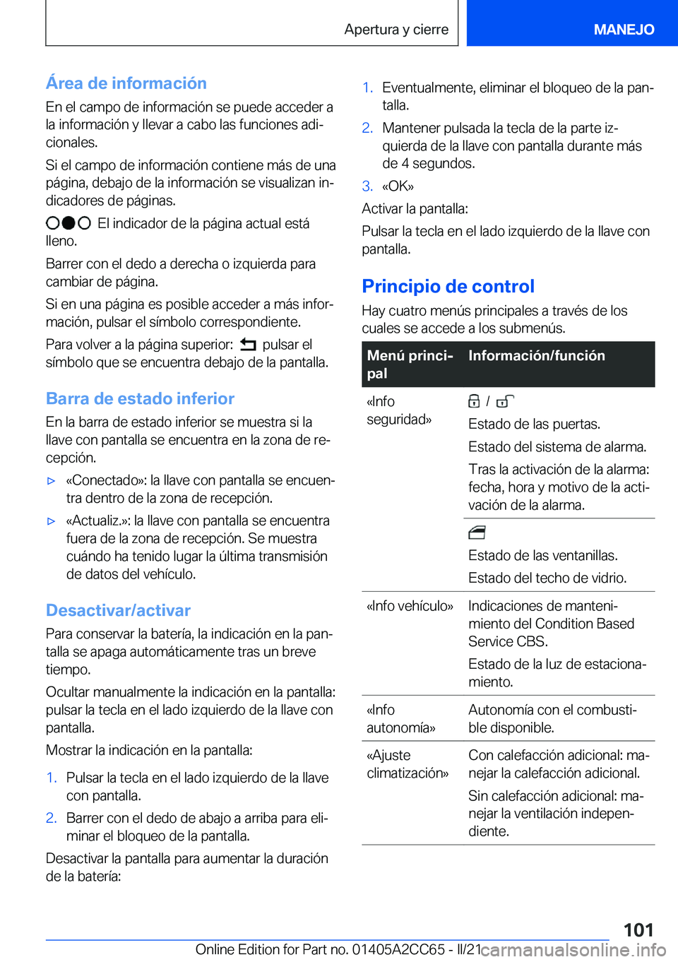 BMW 8 SERIES GRAN COUPE 2022  Manuales de Empleo (in Spanish) �