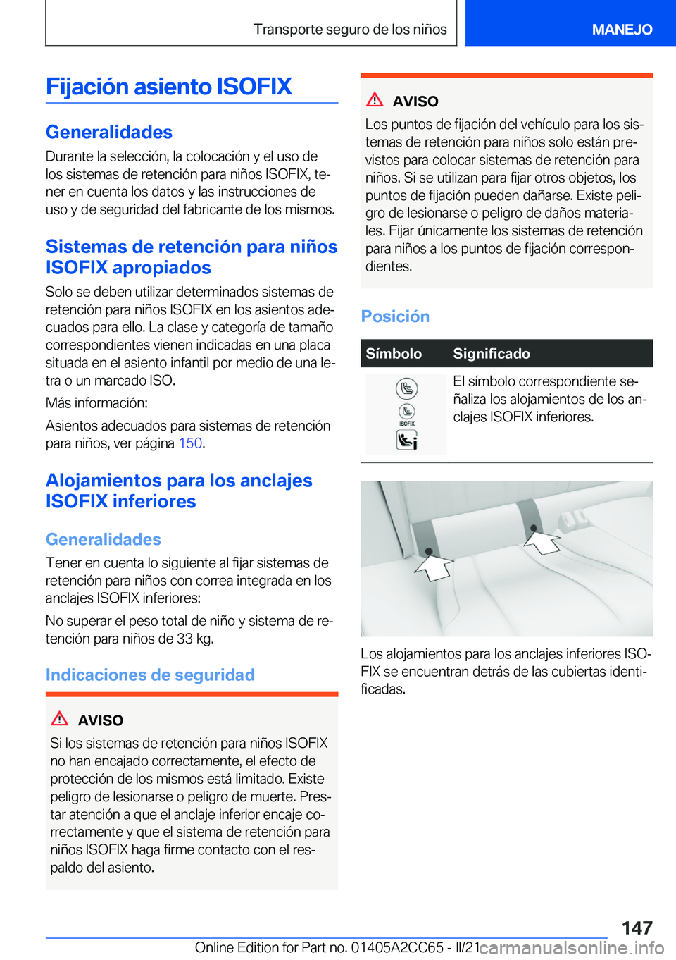 BMW 8 SERIES GRAN COUPE 2022  Manuales de Empleo (in Spanish) �F�i�j�a�c�i�