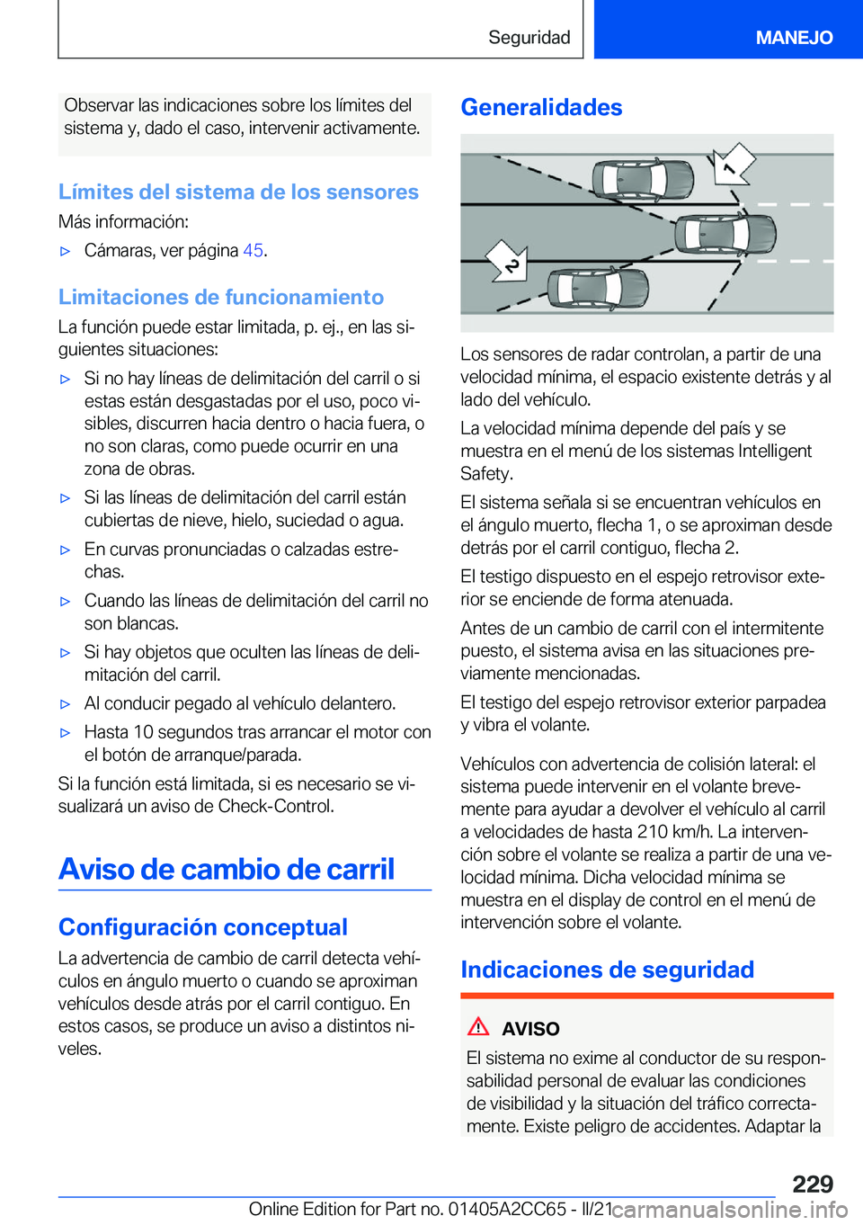BMW 8 SERIES GRAN COUPE 2022  Manuales de Empleo (in Spanish) �O�b�s�e�r�v�a�r��l�a�s��i�n�d�i�c�a�c�i�o�n�e�s��s�o�b�r�e��l�o�s��l�