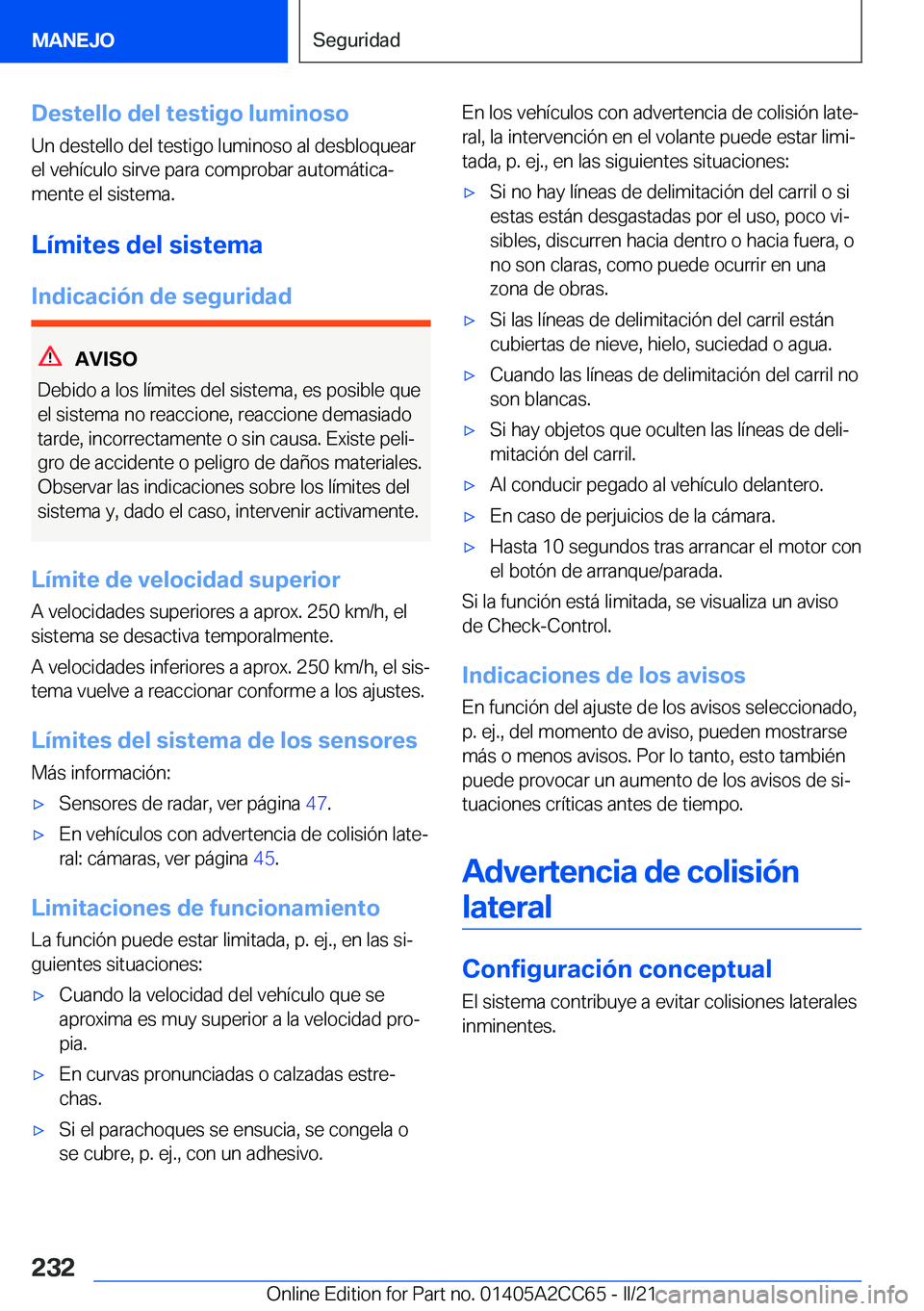 BMW 8 SERIES GRAN COUPE 2022  Manuales de Empleo (in Spanish) �D�e�s�t�e�l�l�o��d�e�l��t�e�s�t�i�g�o��l�u�m�i�n�o�s�o
�U�n��d�e�s�t�e�l�l�o��d�e�l��t�e�s�t�i�g�o��l�u�m�i�n�o�s�o��a�l��d�e�s�b�l�o�q�u�e�a�r
�e�l��v�e�h�