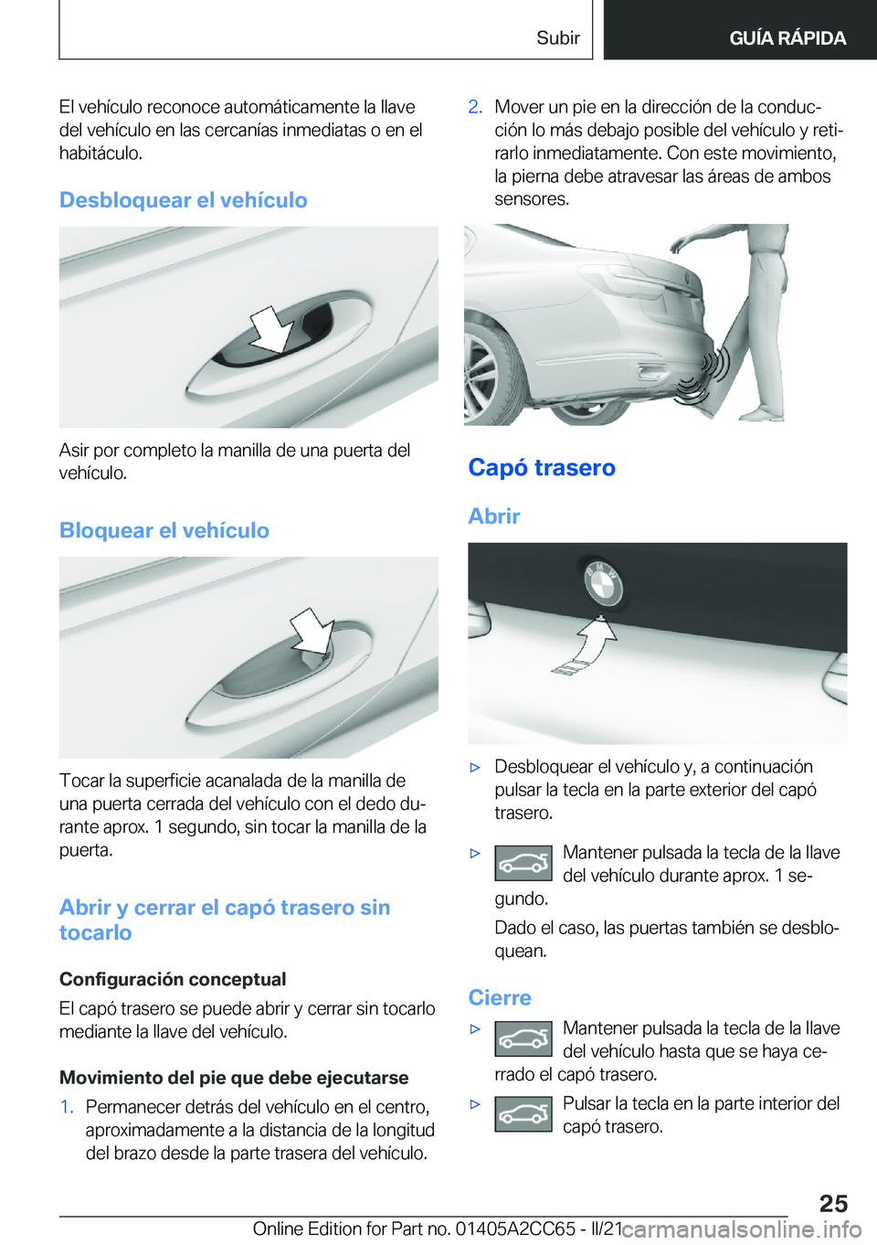 BMW 8 SERIES GRAN COUPE 2022  Manuales de Empleo (in Spanish) �E�l��v�e�h�