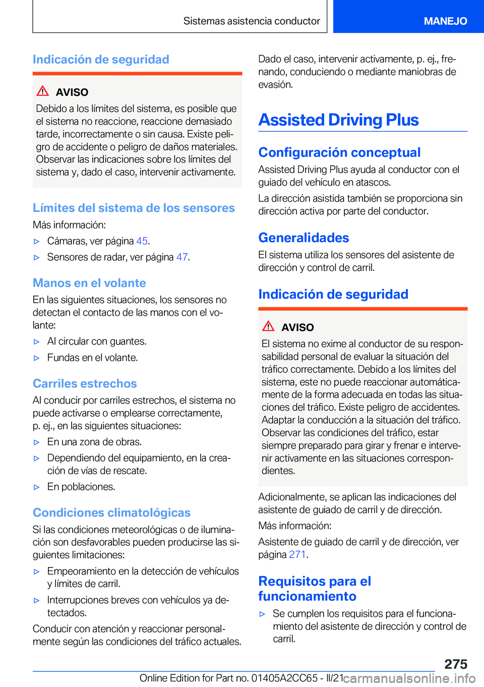 BMW 8 SERIES GRAN COUPE 2022  Manuales de Empleo (in Spanish) �I�n�d�i�c�a�c�i�