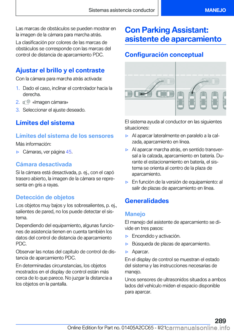 BMW 8 SERIES GRAN COUPE 2022  Manuales de Empleo (in Spanish) �L�a�s��m�a�r�c�a�s��d�e��o�b�s�t�
