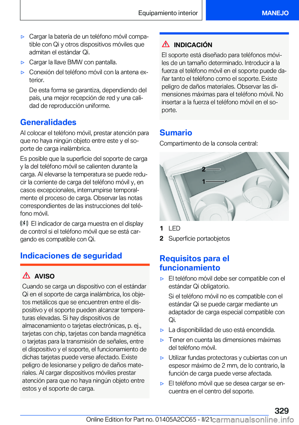 BMW 8 SERIES GRAN COUPE 2022  Manuales de Empleo (in Spanish) x�C�a�r�g�a�r��l�a��b�a�t�e�r�