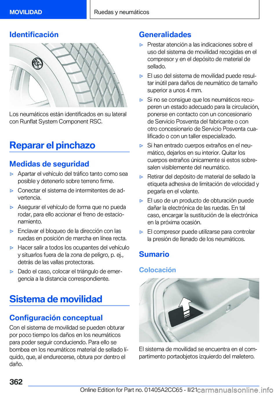BMW 8 SERIES GRAN COUPE 2022  Manuales de Empleo (in Spanish) �I�d�e�n�t�i�f�i�c�a�c�i�