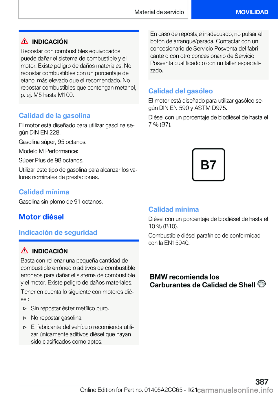 BMW 8 SERIES GRAN COUPE 2022  Manuales de Empleo (in Spanish) �I�N�D�I�C�A�C�I�