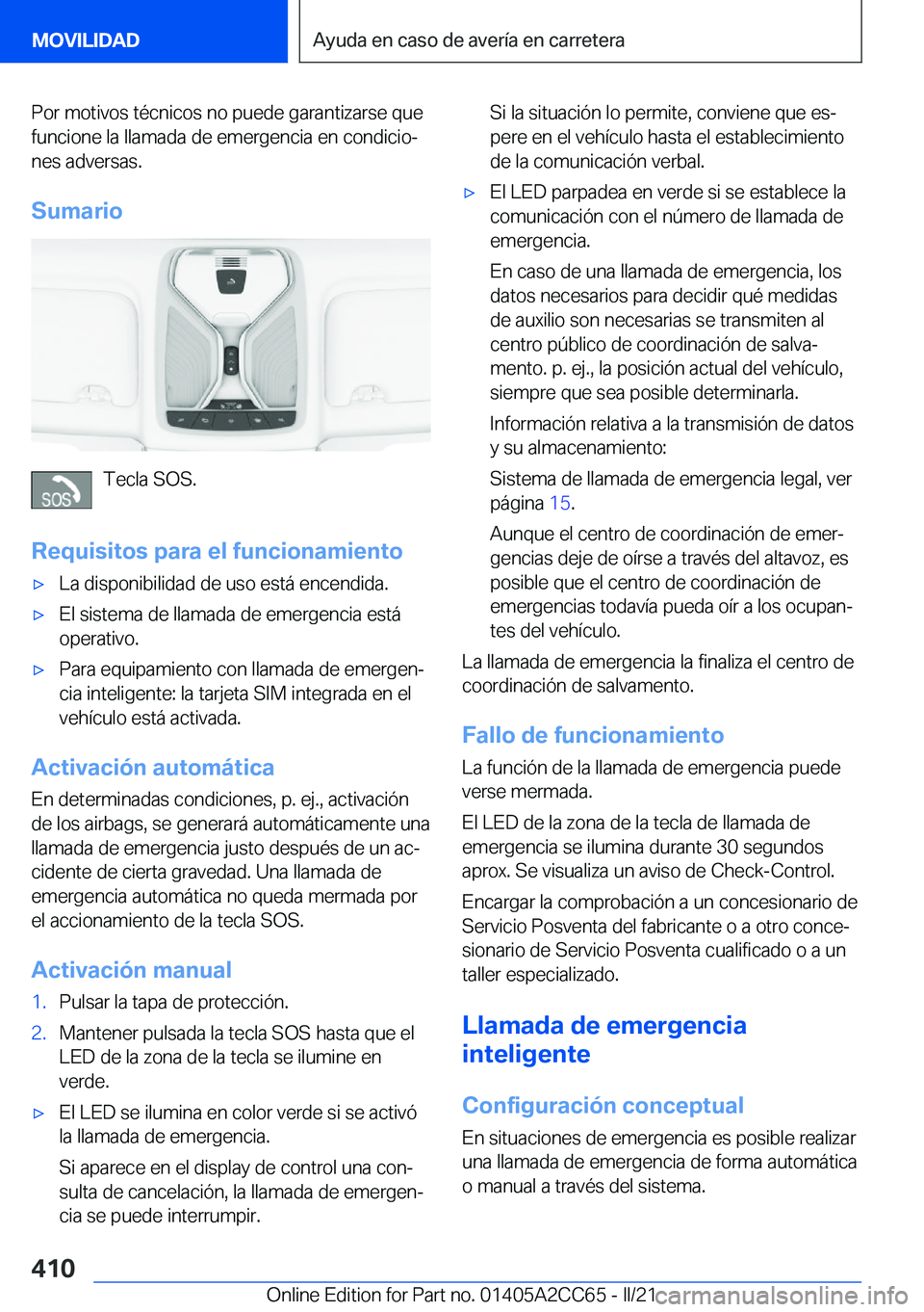 BMW 8 SERIES GRAN COUPE 2022  Manuales de Empleo (in Spanish) �P�o�r��m�o�t�i�v�o�s��t�