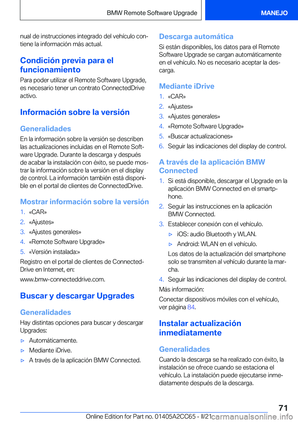 BMW 8 SERIES GRAN COUPE 2022  Manuales de Empleo (in Spanish) �n�u�a�l��d�e��i�n�s�t�r�u�c�c�i�o�n�e�s��i�n�t�e�g�r�a�d�o��d�e�l��v�e�h�