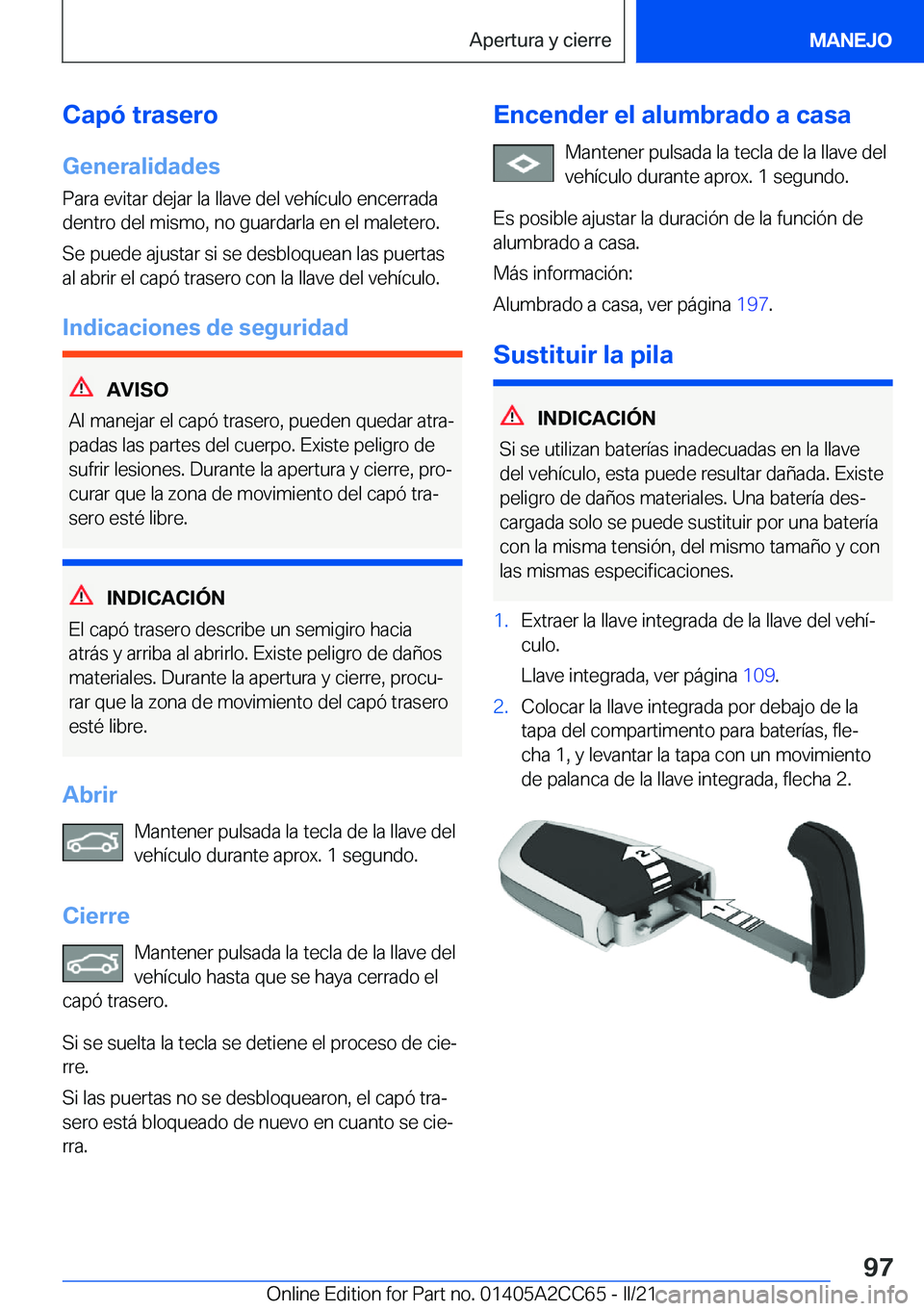 BMW 8 SERIES GRAN COUPE 2022  Manuales de Empleo (in Spanish) �C�a�p�