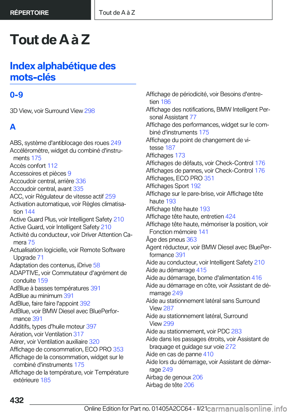 BMW 8 SERIES GRAN COUPE 2022  Notices Demploi (in French) �T�o�u�t��d�e��A��