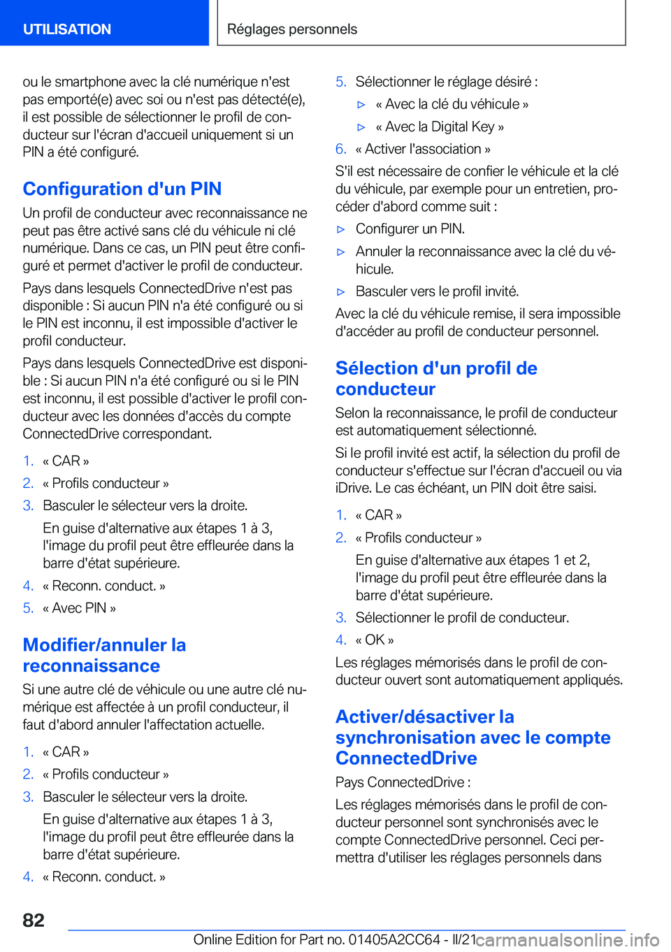 BMW 8 SERIES GRAN COUPE 2022  Notices Demploi (in French) �o�u��l�e��s�m�a�r�t�p�h�o�n�e��a�v�e�c��l�a��c�l�é��n�u�m�é�r�i�q�u�e��n�'�e�s�t�p�a�s��e�m�p�o�r�t�é�(�e�)��a�v�e�c��s�o�i��o�u��n�'�e�s�t��p�a�s��d�é�t�e�c�t�é�(�e�)�,�i�