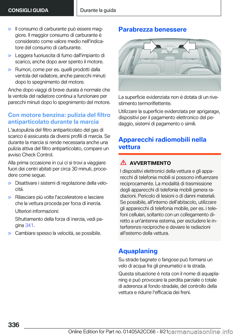 BMW 8 SERIES GRAN COUPE 2022  Libretti Di Uso E manutenzione (in Italian) 'x�I�l��c�o�n�s�u�m�o��d�i��c�a�r�b�u�r�a�n�t�e��p�u�
