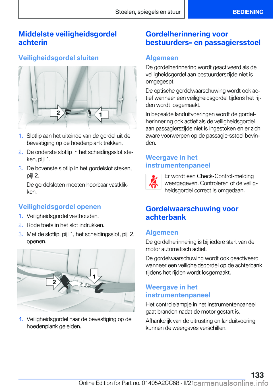 BMW 8 SERIES GRAN COUPE 2022  Instructieboekjes (in Dutch) �M�i�d�d�e�l�s�t�e��v�e�i�l�i�g�h�e�i�d�s�g�o�r�d�e�l
�a�c�h�t�e�r�i�n
�V�e�i�l�i�g�h�e�i�d�s�g�o�r�d�e�l��s�l�u�i�t�e�n�1�.�S�l�o�t�l�i�p��a�a�n��h�e�t��u�i�t�e�i�n�d�e��v�a�n��d�e��g�o�r�d�e