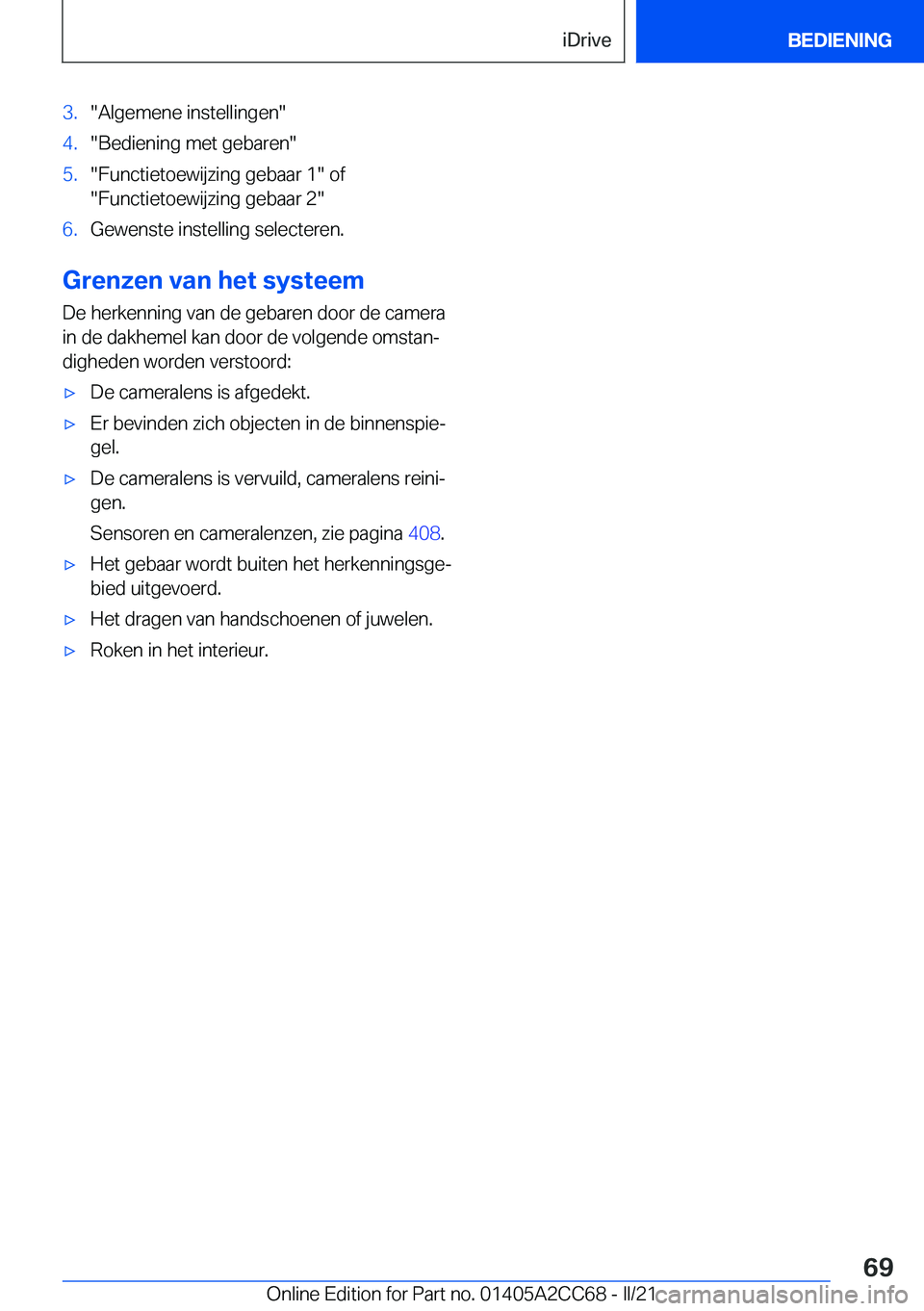 BMW 8 SERIES GRAN COUPE 2022  Instructieboekjes (in Dutch) �3�.��A�l�g�e�m�e�n�e��i�n�s�t�e�l�l�i�n�g�e�n��4�.��B�e�d�i�e�n�i�n�g��m�e�t��g�e�b�a�r�e�n��5�.��F�u�n�c�t�i�e�t�o�e�w�i�j�z�i�n�g��g�e�b�a�a�r��1���o�f
��F�u�n�c�t�i�e�t�o�e�w�i�j�z�i�