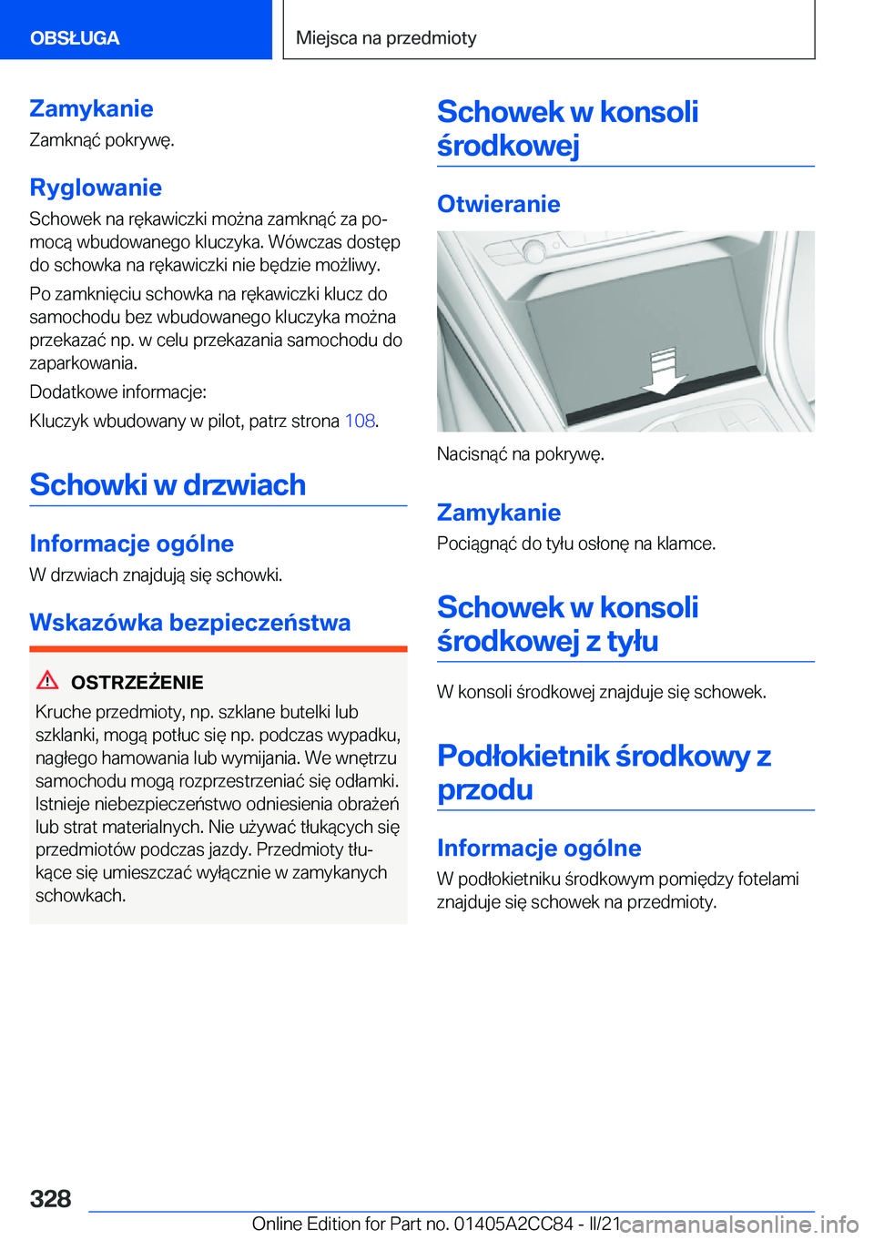 BMW 8 SERIES GRAN COUPE 2022  Instrukcja obsługi (in Polish) �Z�a�m�y�k�a�n�i�e
�Z�a�m�k�n�