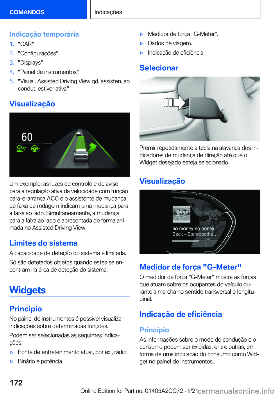 BMW 8 SERIES GRAN COUPE 2022  Manual do condutor (in Portuguese) �I�n�d�i�c�a�