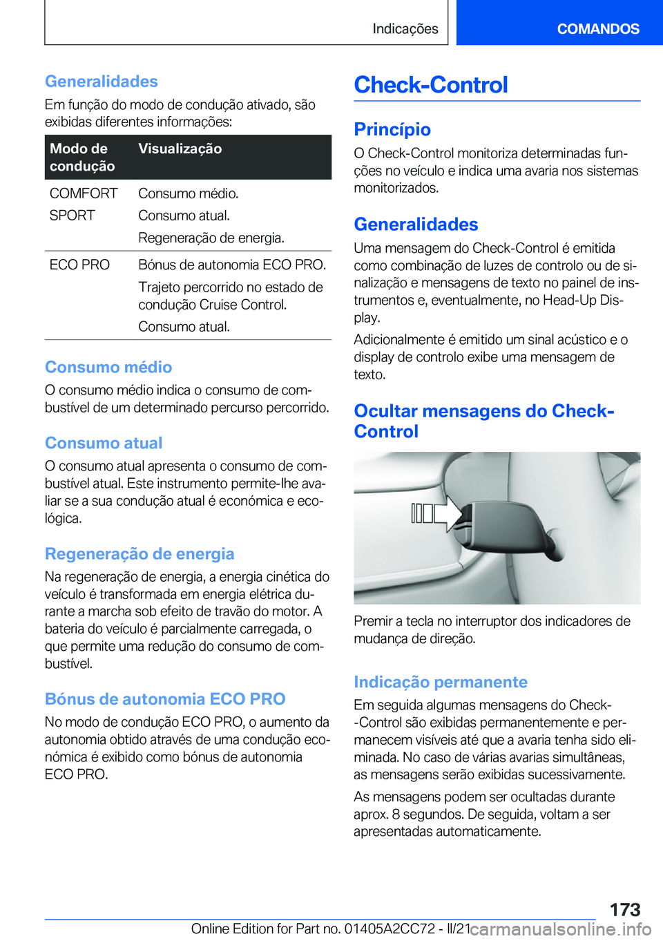 BMW 8 SERIES GRAN COUPE 2022  Manual do condutor (in Portuguese) �G�e�n�e�r�a�l�i�d�a�d�e�s
�E�m��f�u�n�