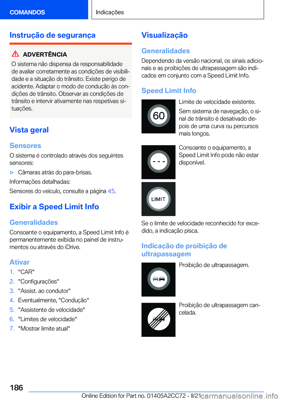 BMW 8 SERIES GRAN COUPE 2022  Manual do condutor (in Portuguese) �I�n�s�t�r�u�