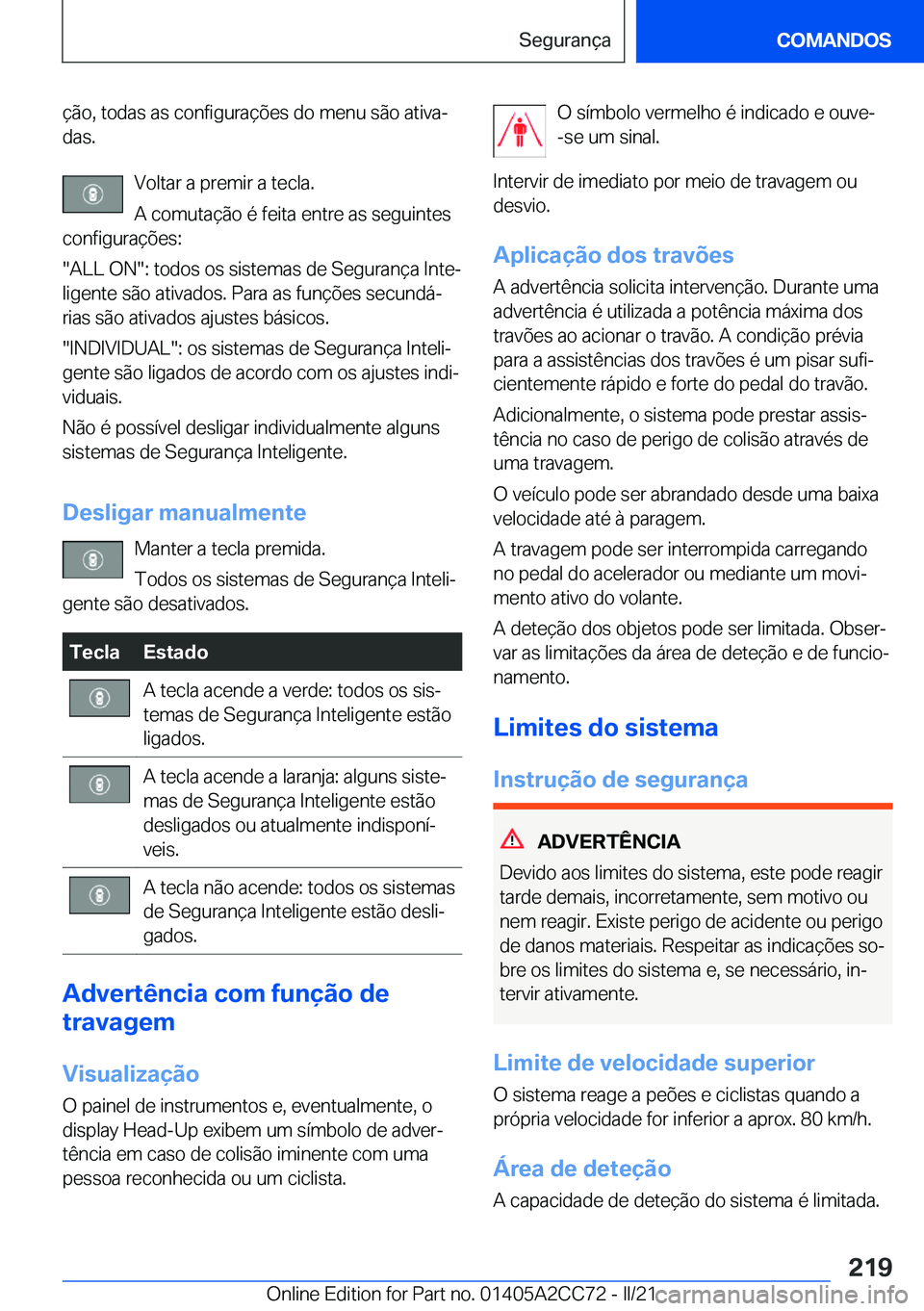 BMW 8 SERIES GRAN COUPE 2022  Manual do condutor (in Portuguese) �