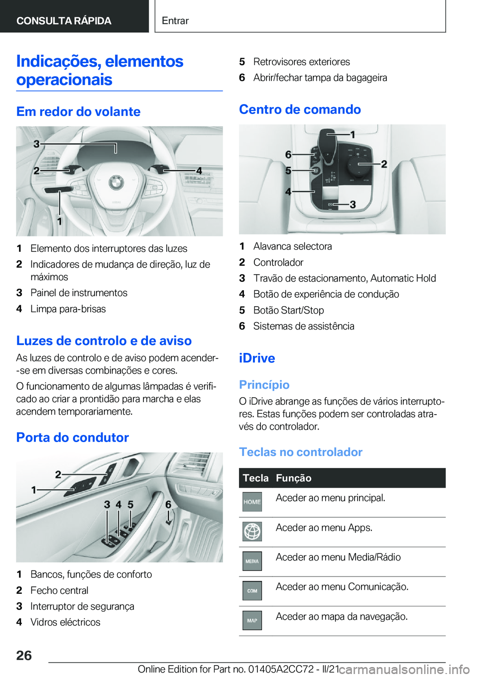 BMW 8 SERIES GRAN COUPE 2022  Manual do condutor (in Portuguese) �I�n�d�i�c�a�