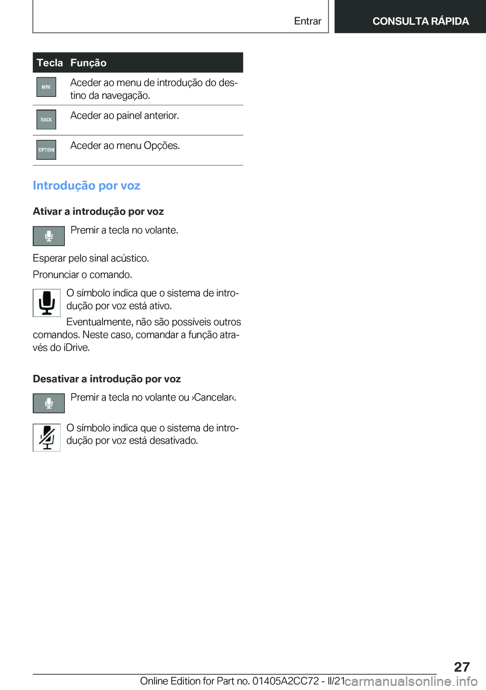 BMW 8 SERIES GRAN COUPE 2022  Manual do condutor (in Portuguese) �T�e�c�l�a�F�u�n�
