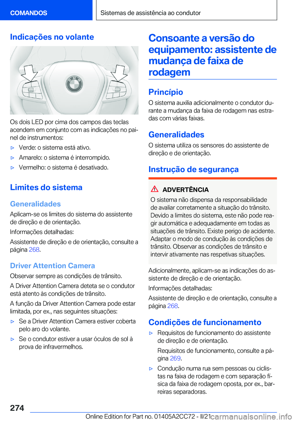 BMW 8 SERIES GRAN COUPE 2022  Manual do condutor (in Portuguese) �I�n�d�i�c�a�