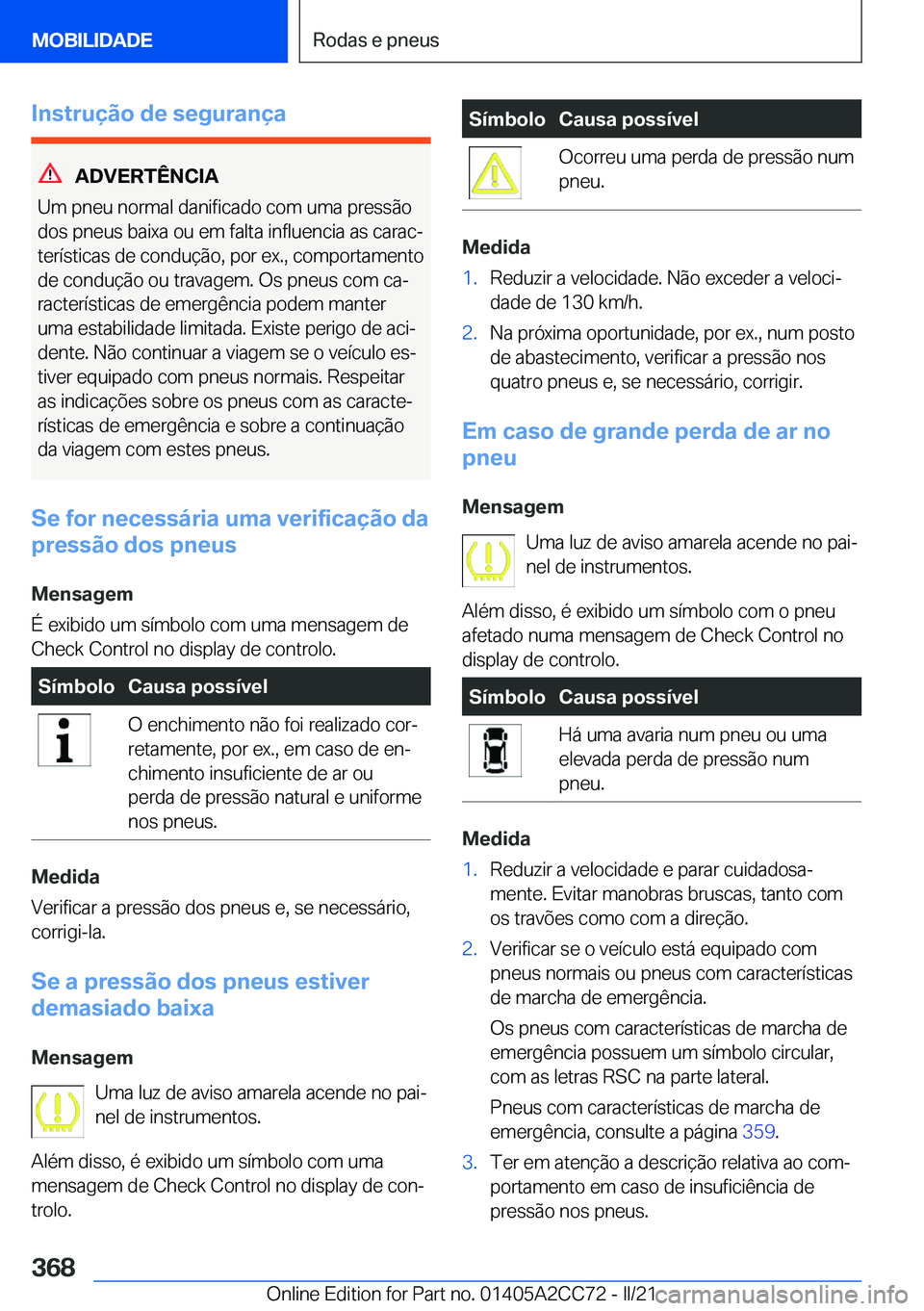 BMW 8 SERIES GRAN COUPE 2022  Manual do condutor (in Portuguese) �I�n�s�t�r�u�