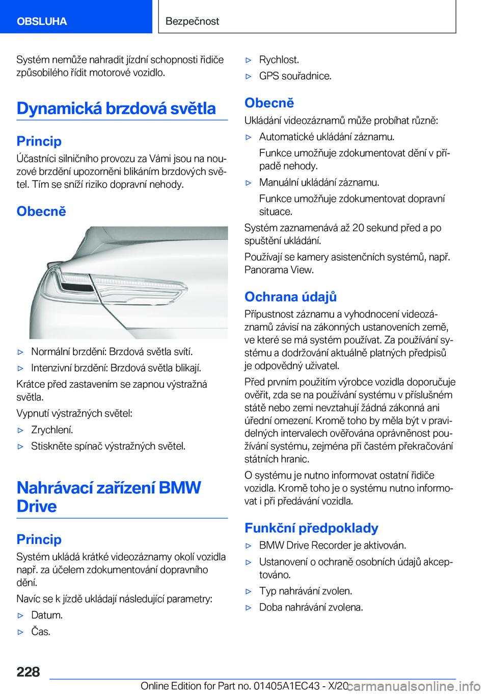 BMW 8 SERIES GRAN COUPE 2021  Návod na použití (in Czech) �S�y�s�t�