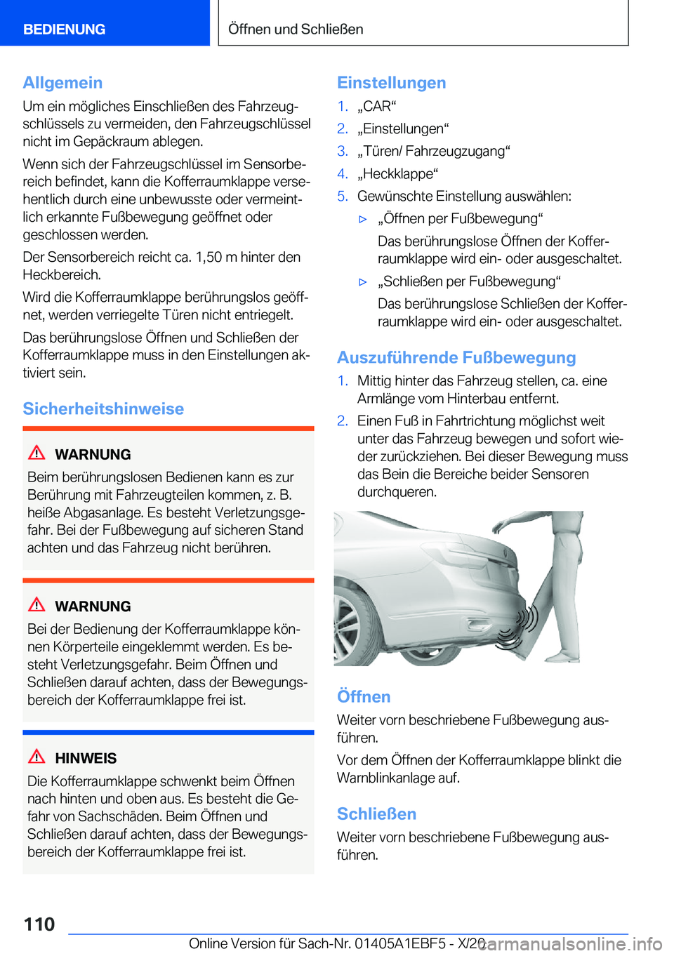 BMW 8 SERIES GRAN COUPE 2021  Betriebsanleitungen (in German) �A�l�l�g�e�m�e�i�n�U�m��e�i�n��m�