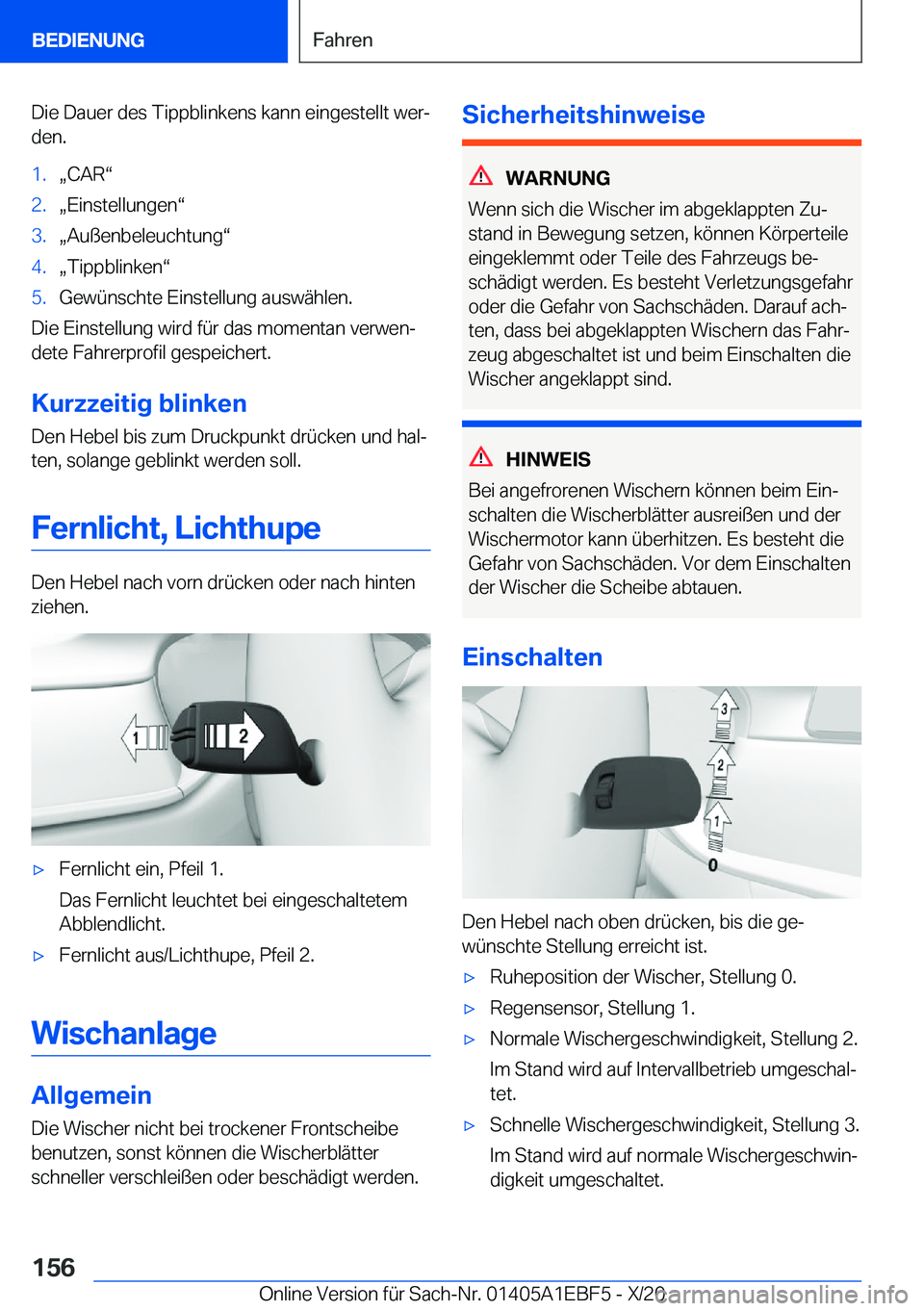 BMW 8 SERIES GRAN COUPE 2021  Betriebsanleitungen (in German) �D�i�e��D�a�u�e�r��d�e�s��T�i�p�p�b�l�i�n�k�e�n�s��k�a�n�n��e�i�n�g�e�s�t�e�l�l�t��w�e�rj
�d�e�n�.�1�.x�C�A�Rv�2�.x�E�i�n�s�t�e�l�l�u�n�g�e�nv�3�.x�A�u�