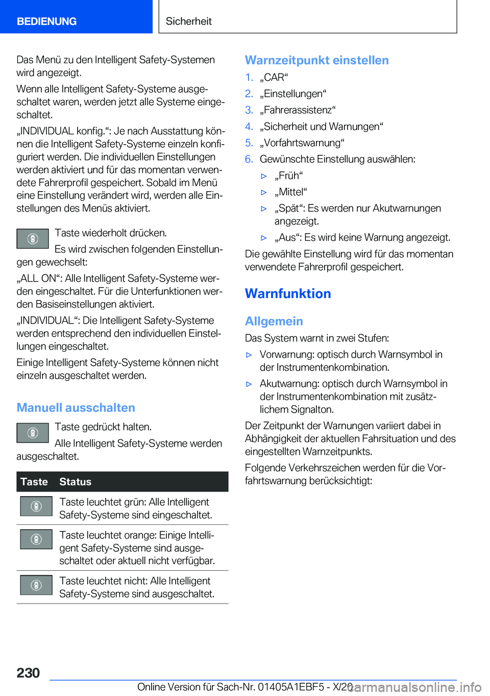 BMW 8 SERIES GRAN COUPE 2021  Betriebsanleitungen (in German) �D�a�s��M�e�n�
