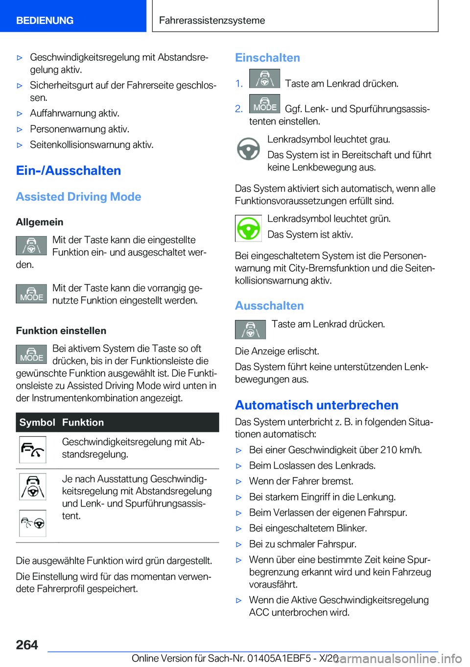 BMW 8 SERIES GRAN COUPE 2021  Betriebsanleitungen (in German) x�G�e�s�c�h�w�i�n�d�i�g�k�e�i�t�s�r�e�g�e�l�u�n�g��m�i�t��A�b�s�t�a�n�d�s�r�ej�g�e�l�u�n�g��a�k�t�i�v�.x�S�i�c�h�e�r�h�e�i�t�s�g�u�r�t��a�u�f��d�e�r��F�a�h�r�e�r�s�e�i�t�e��g�e�s�c�h�l�o�sj