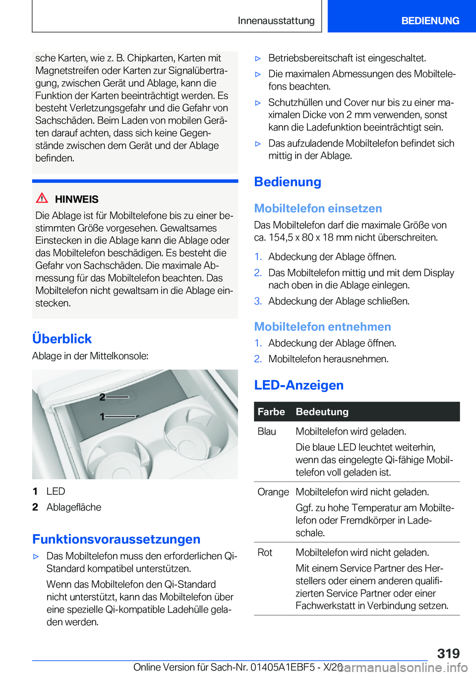 BMW 8 SERIES GRAN COUPE 2021  Betriebsanleitungen (in German) �s�c�h�e��K�a�r�t�e�n�,��w�i�e��z�.��B�.��C�h�i�p�k�a�r�t�e�n�,��K�a�r�t�e�n��m�i�t�M�a�g�n�e�t�s�t�r�e�i�f�e�n��o�d�e�r��K�a�r�t�e�n��z�u�r��S�i�g�n�a�l�