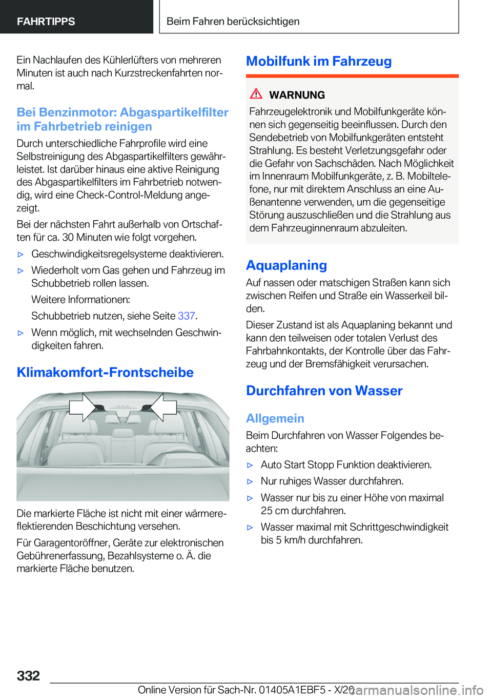 BMW 8 SERIES GRAN COUPE 2021  Betriebsanleitungen (in German) �E�i�n��N�a�c�h�l�a�u�f�e�n��d�e�s��K�