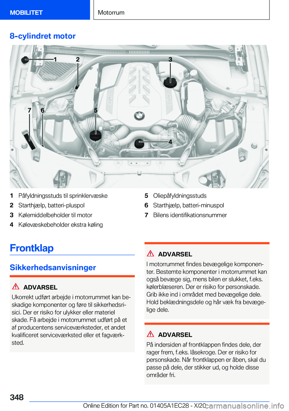BMW 8 SERIES GRAN COUPE 2021  InstruktionsbØger (in Danish) �8�-�c�y�l�i�n�d�r�e�t��m�o�t�o�r�1�P�å�f�y�l�d�n�i�n�g�s�s�t�u�d�s��t�i�l��s�p�r�i�n�k�l�e�r�v�æ�s�k�e�2�S�t�a�r�t�h�j�æ�l�p�,��b�a�t�t�e�r�i�-�p�l�u�s�p�o�l�3�K�