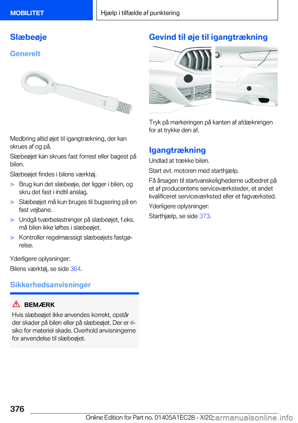 BMW 8 SERIES GRAN COUPE 2021  InstruktionsbØger (in Danish) �S�l�æ�b�e�