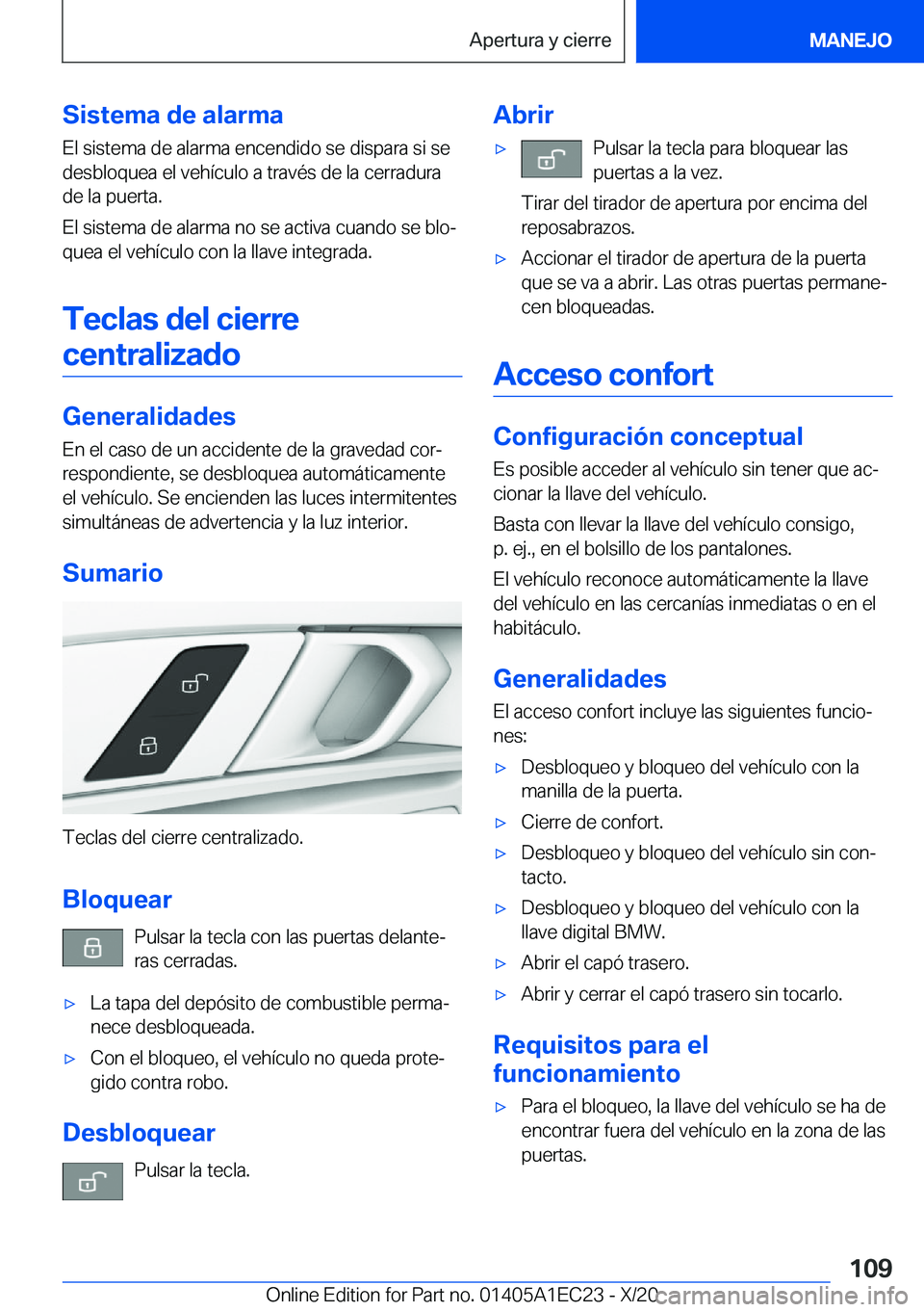 BMW 8 SERIES GRAN COUPE 2021  Manuales de Empleo (in Spanish) �S�i�s�t�e�m�a��d�e��a�l�a�r�m�a
�E�l��s�i�s�t�e�m�a��d�e��a�l�a�r�m�a��e�n�c�e�n�d�i�d�o��s�e��d�i�s�p�a�r�a��s�i��s�e
�d�e�s�b�l�o�q�u�e�a��e�l��v�e�h�