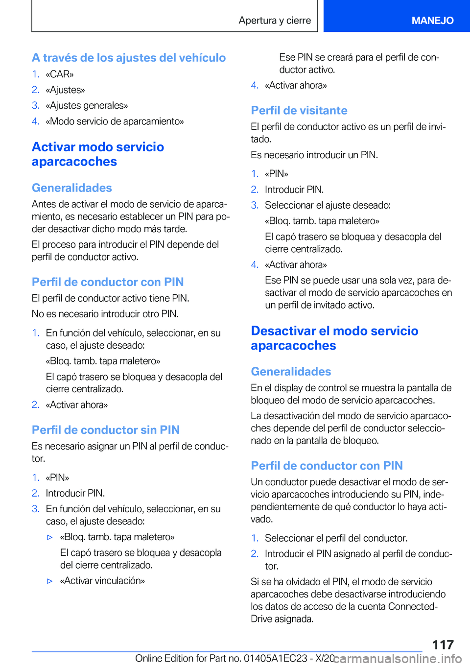 BMW 8 SERIES GRAN COUPE 2021  Manuales de Empleo (in Spanish) �A��t�r�a�v�