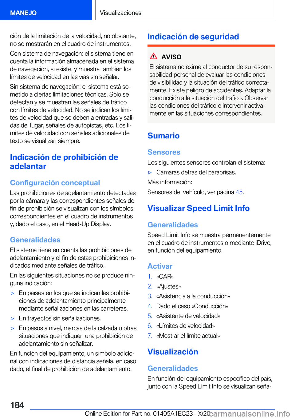 BMW 8 SERIES GRAN COUPE 2021  Manuales de Empleo (in Spanish) �c�i�