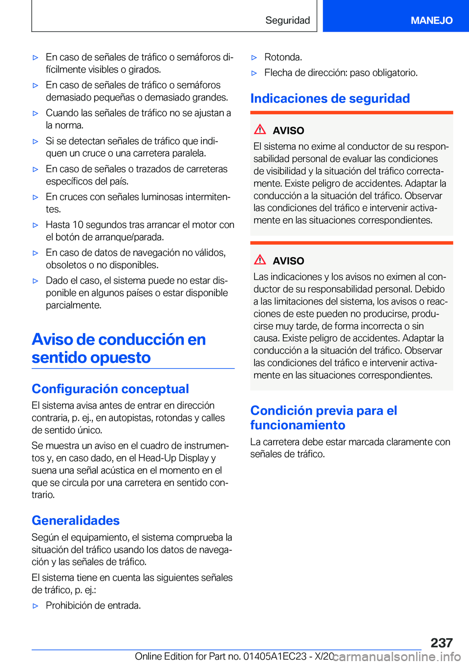 BMW 8 SERIES GRAN COUPE 2021  Manuales de Empleo (in Spanish) x�E�n��c�a�s�o��d�e��s�e�