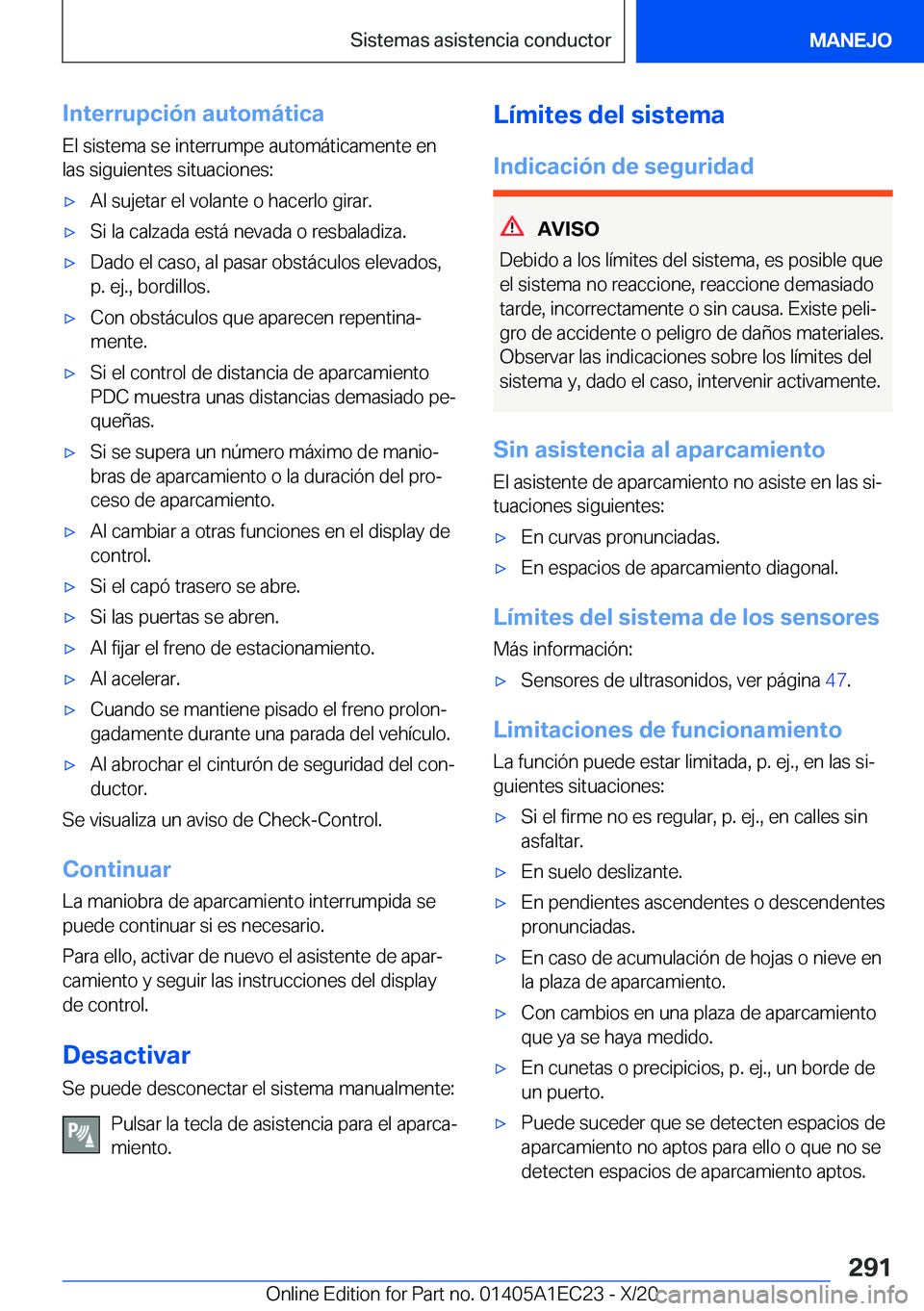 BMW 8 SERIES GRAN COUPE 2021  Manuales de Empleo (in Spanish) �I�n�t�e�r�r�u�p�c�i�