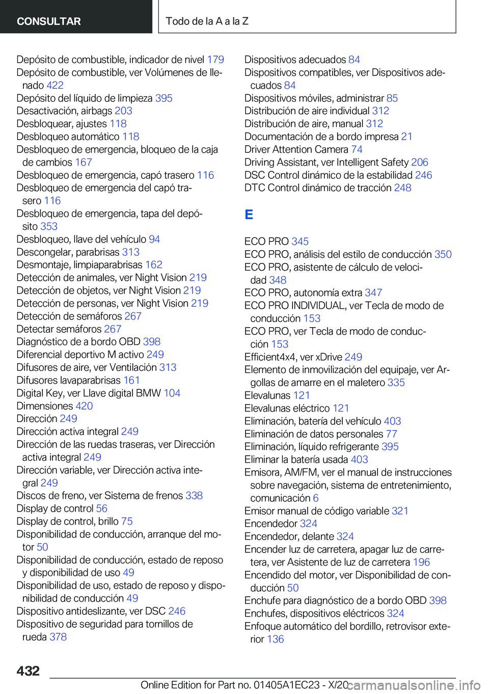 BMW 8 SERIES GRAN COUPE 2021  Manuales de Empleo (in Spanish) �D�e�p�