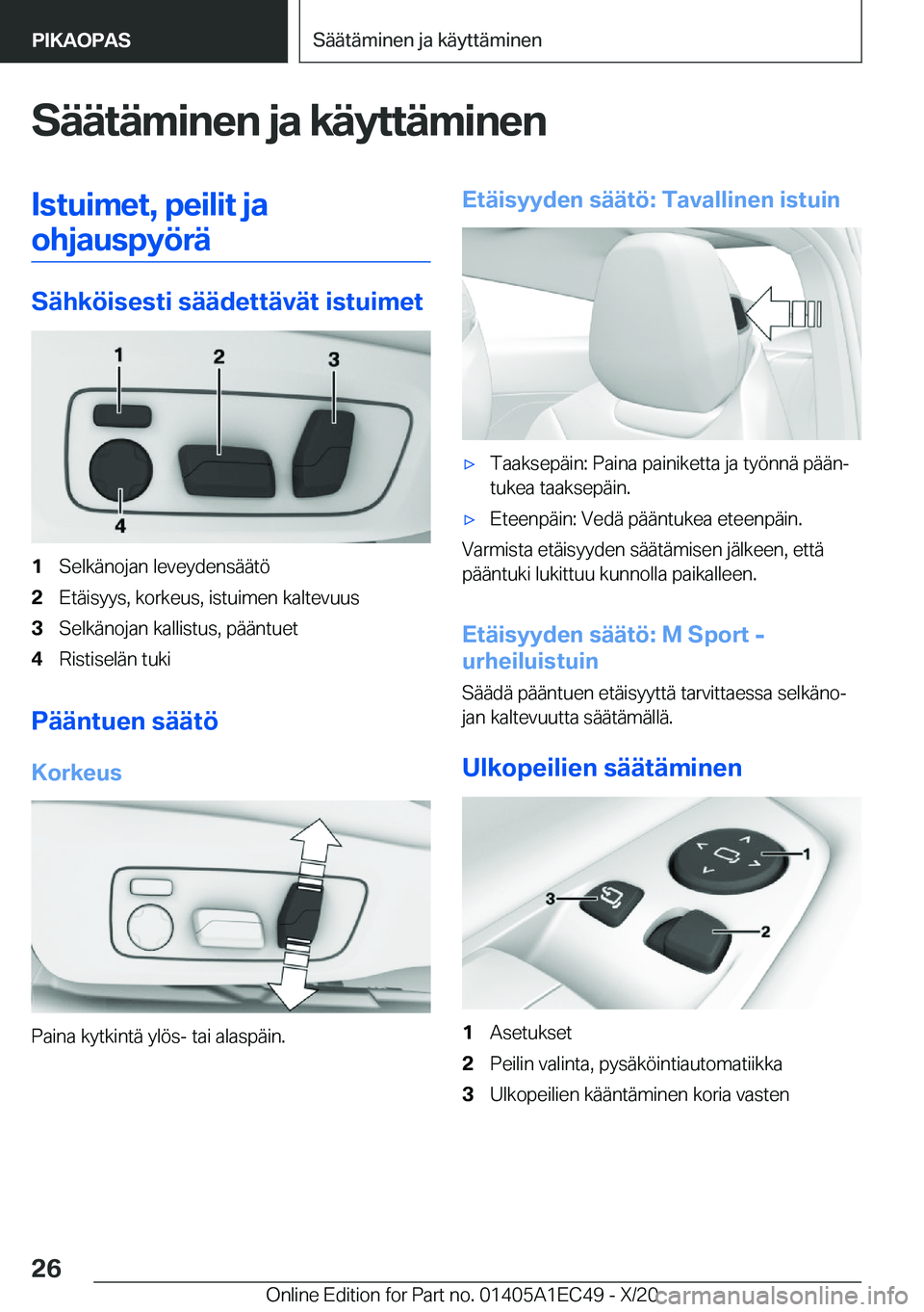 BMW 8 SERIES GRAN COUPE 2021  Omistajan Käsikirja (in Finnish) �S�