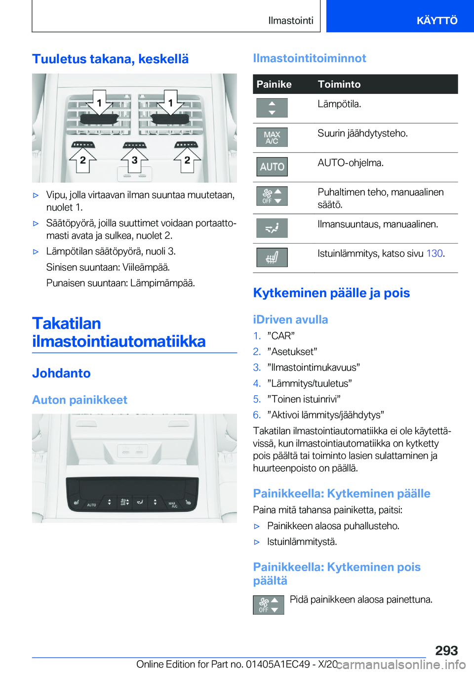 BMW 8 SERIES GRAN COUPE 2021  Omistajan Käsikirja (in Finnish) �T�u�u�l�e�t�u�s��t�a�k�a�n�a�,��k�e�s�k�e�l�l�