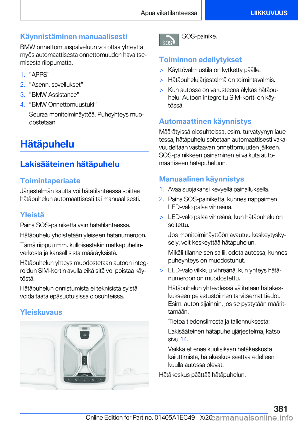 BMW 8 SERIES GRAN COUPE 2021  Omistajan Käsikirja (in Finnish) �K�