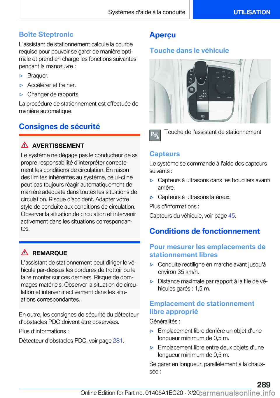 BMW 8 SERIES GRAN COUPE 2021  Notices Demploi (in French) �B�o�