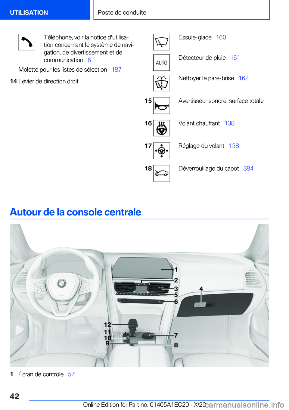 BMW 8 SERIES GRAN COUPE 2021  Notices Demploi (in French) �T�é�l�é�p�h�o�n�e�,��v�o�i�r��l�a��n�o�t�i�c�e��d�'�u�t�i�l�i�s�aj
�t�i�o�n��c�o�n�c�e�r�n�a�n�t��l�e��s�y�s�t�è�m�e��d�e��n�a�v�ij
�g�a�t�i�o�n�,��d�e��d�i�v�e�r�t�i�s�s�e�m�e�n�