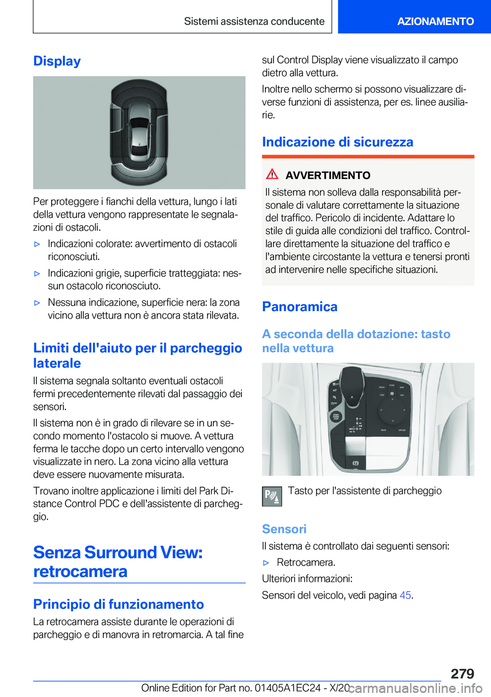 BMW 8 SERIES GRAN COUPE 2021  Libretti Di Uso E manutenzione (in Italian) �D�i�s�p�l�a�y
�P�e�r��p�r�o�t�e�g�g�e�r�e��i��f�i�a�n�c�h�i��d�e�l�l�a��v�e�t�t�u�r�a�,��l�u�n�g�o��i��l�a�t�i�d�e�l�l�a��v�e�t�t�u�r�a��v�e�n�g�o�n�o��r�a�p�p�r�e�s�e�n�t�a�t�e��l�e��s�