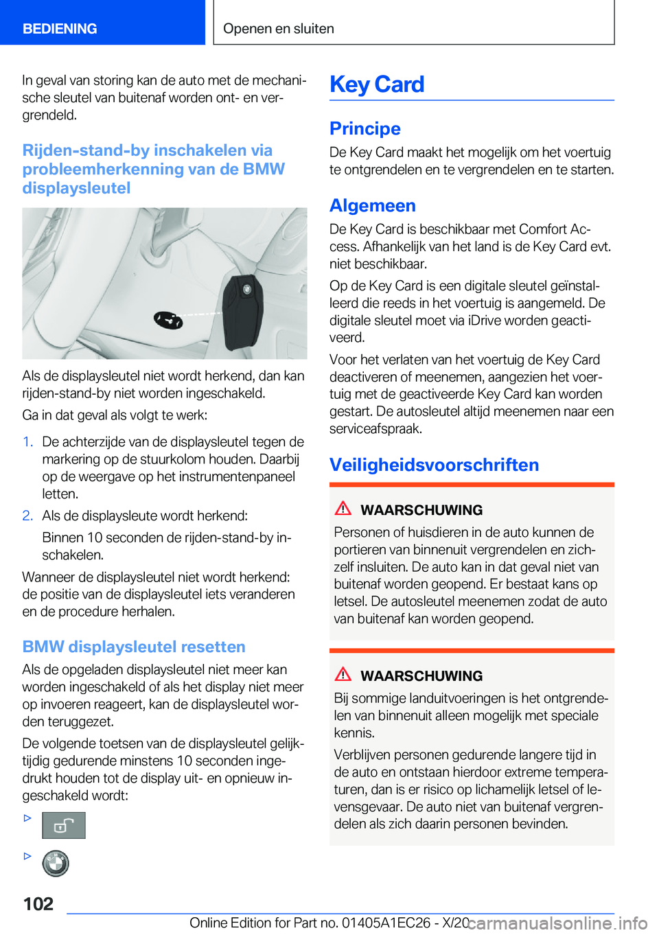 BMW 8 SERIES GRAN COUPE 2021  Instructieboekjes (in Dutch) �I�n��g�e�v�a�l��v�a�n��s�t�o�r�i�n�g��k�a�n��d�e��a�u�t�o��m�e�t��d�e��m�e�c�h�a�n�ij
�s�c�h�e��s�l�e�u�t�e�l��v�a�n��b�u�i�t�e�n�a�f��w�o�r�d�e�n��o�n�t�-��e�n��v�e�rj �g�r�e�n�d�e